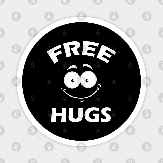 Free Hugs Face Emotion Magnet by mstory